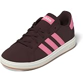 adidas Kids Boys Grand Court Lifestyle Lace-Up Sneakers Shoes Casual - White