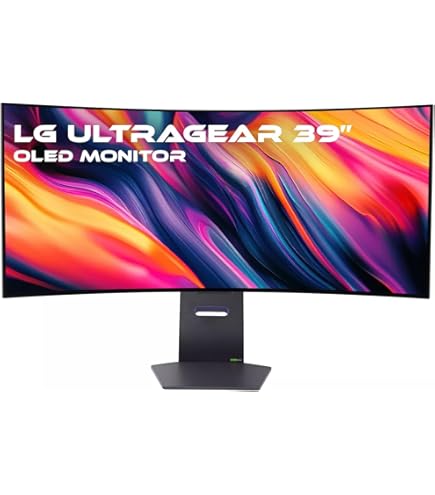 Amazon.com: LG 39GS95QE Ultragear OLED 曲面遊戲顯示器39 吋WQHD