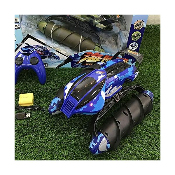 Mogicry RC Terrain Twister Boot 4WD 2,4G Fernbedienung Tank Fahrzeug 8 Kanäle Amphibious All Terrain Landungsschiff…