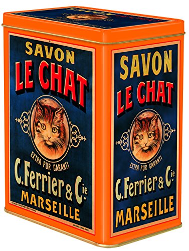 French Vintage Decorative Metal Box 12x8x15cm Savon De Marseille Le Chat Soap Buy Online In Solomon Islands At Solomon Desertcart Com Productid