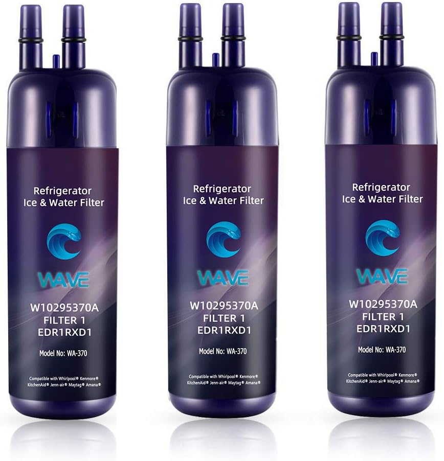 Ｗ10295370A Ｗ10295370 Refrigerator Water Filter Replacement for ẸDR1RXD1,Pur Filter 1,Kenmore 46-9081,Kenmore 46-9930 - 2 Pack