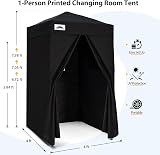 Eagle Peak Flex Ultra Compact 1.2x1.2 m Pop-Up Canopy Sun Shelter Changing Room view 3