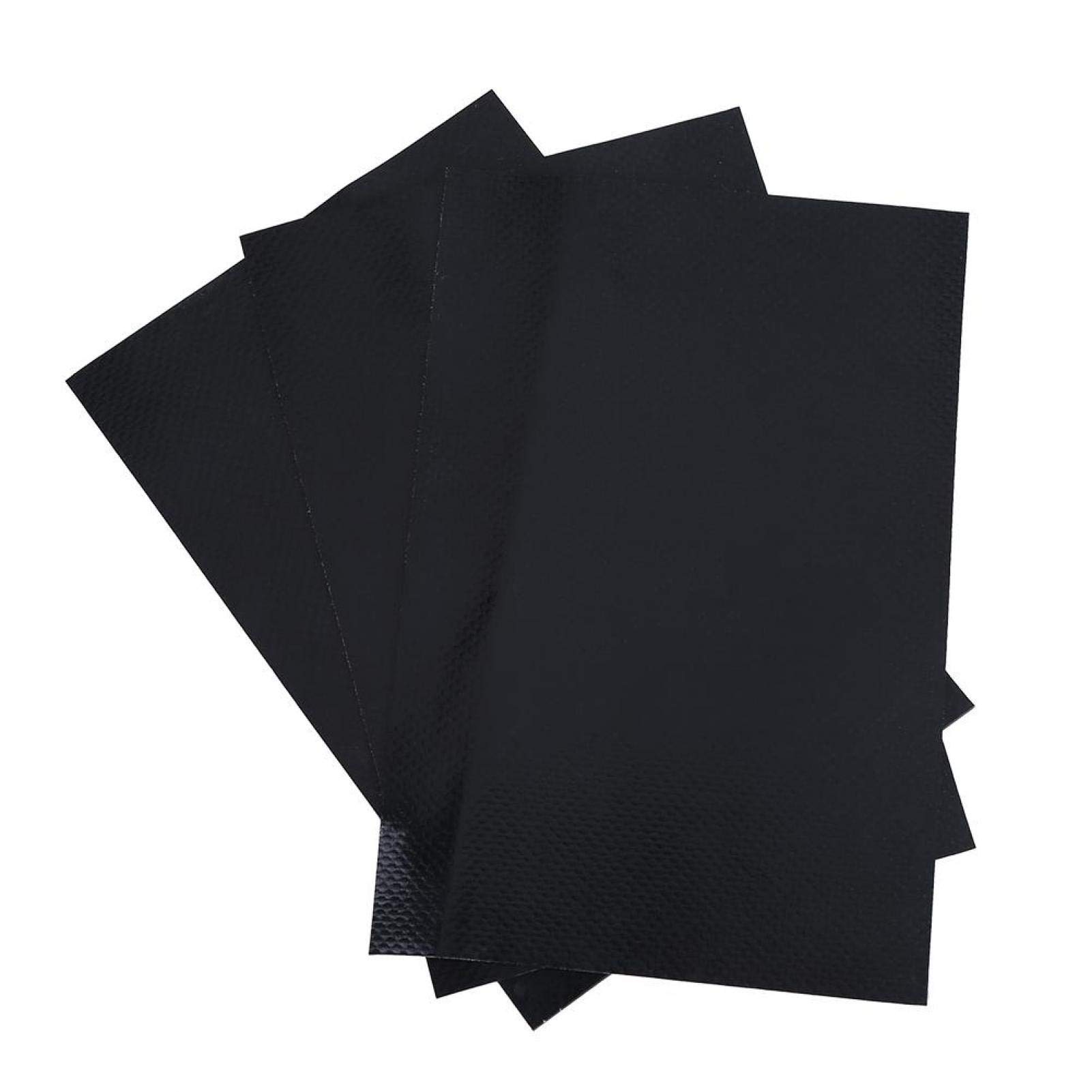 Restokki PVC Repair Patch,Non-self-Adhesive Inflatable Boat Repair Patch Boat Repair Kit for Swimming Pools Inflatable Boats Air Bed Raft Kayak 3pcs(Black)