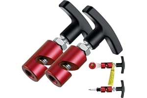 CoLuck Lift Support Clamp Spark Plug Caliper with Brass Tip Protection 2-In-1 Tool, Hood Strut Clamp, Lift Support Retaining Clip, Hood Stay Holder, Lift Support Fixing Clamp,Spark Plug Gap 14mm 2Pack