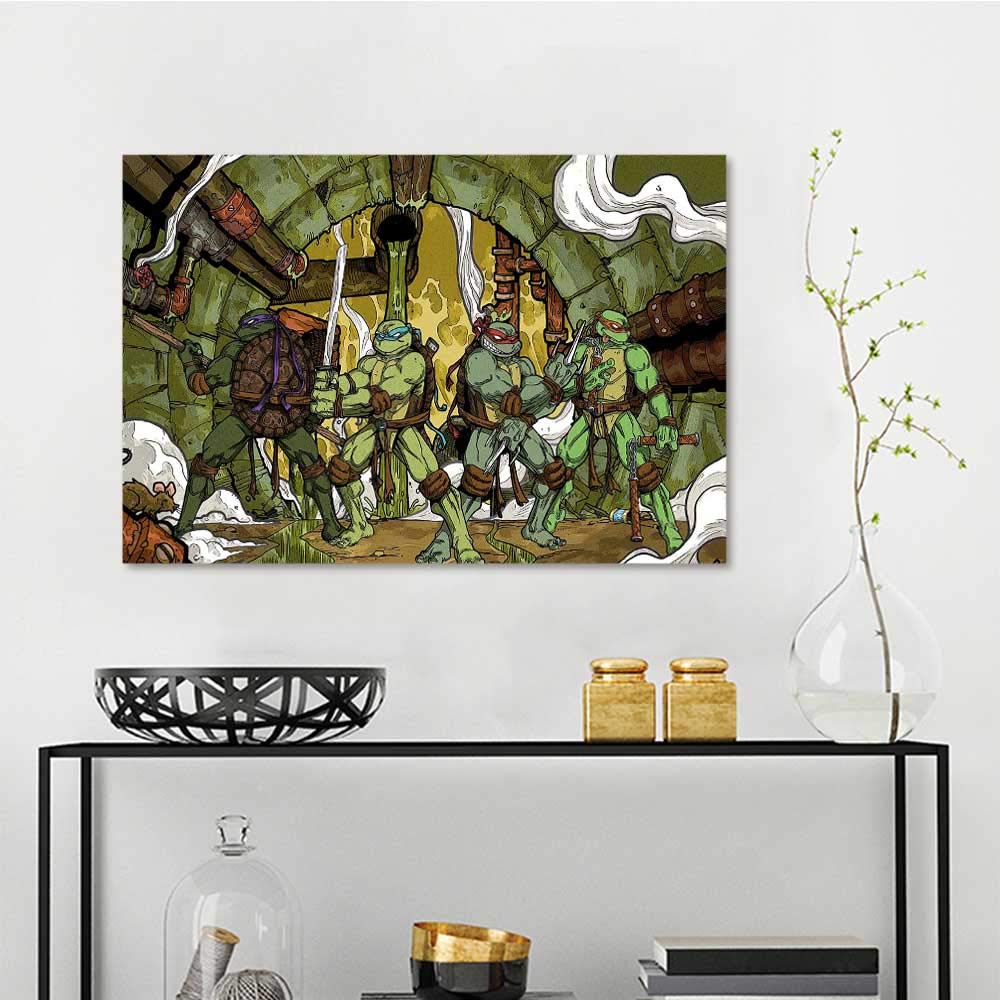 Best Batman X Teenage Mutant Ninja Turtles Poster