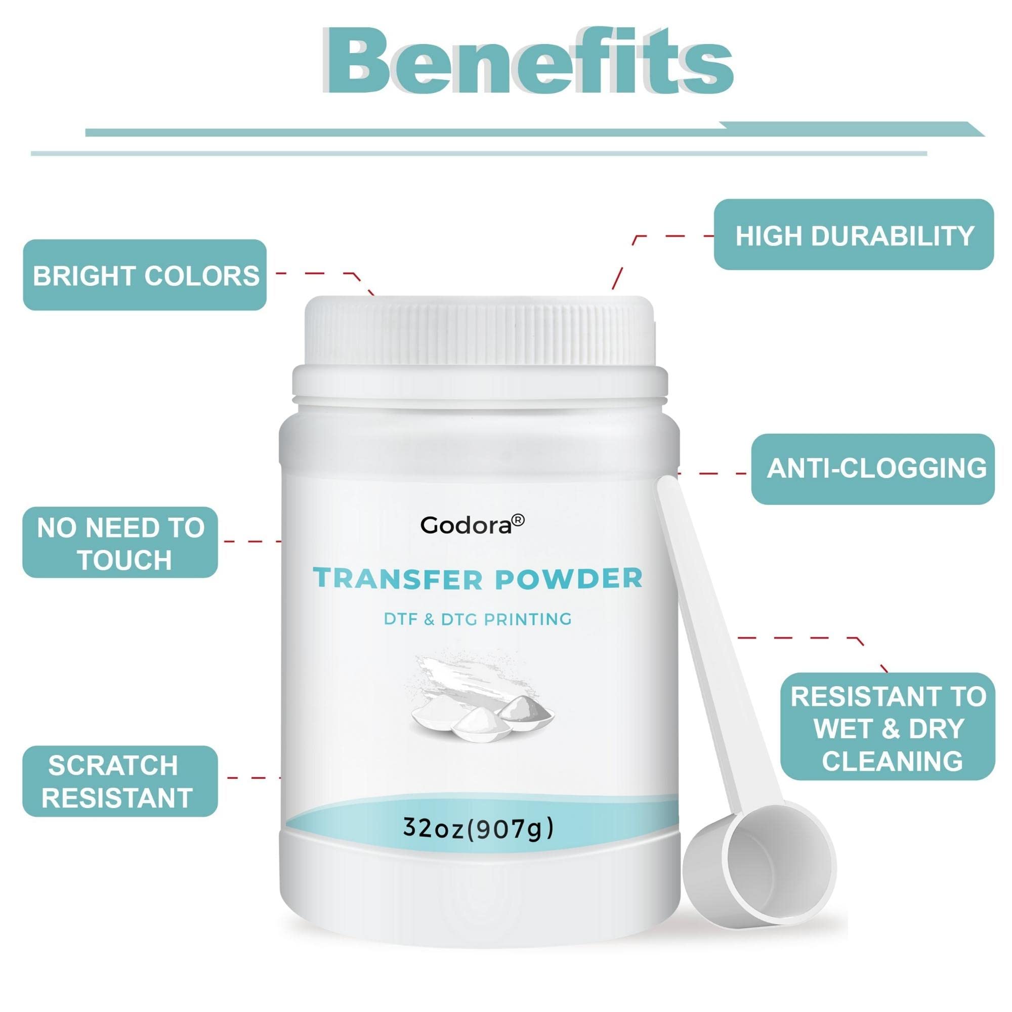 Godora DTF Powder White Digital Transfer Hot Melt