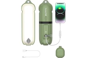 BILTRTE Camping Lights Rechargeable, 4 Lighting Modes, IP66 Waterproof Inflatable Lamp for Hiking, Backpacking, Survival Kit, Collapsible Tent Lights for Camping, Portable Lanterns for Power Outage