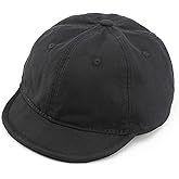 Women's Vintage Short Brim Baseball-Cap Adjustable Unstructured Soft Cotton Plain Dad-Hat for Men Women