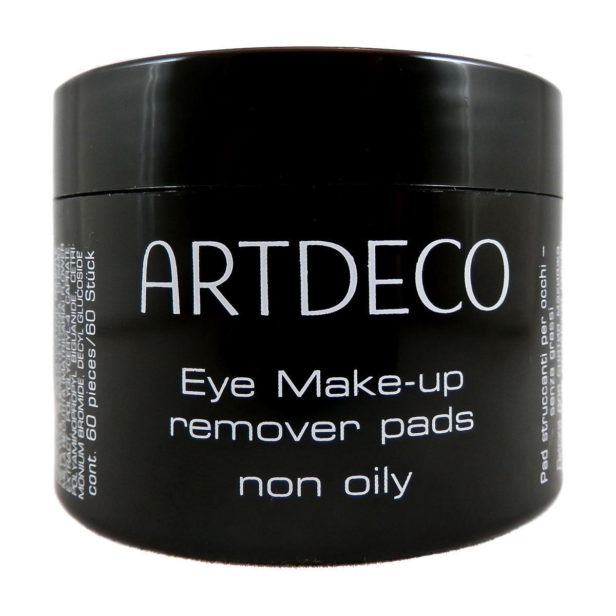Artdeco Eye Makeup Remover Pads fettfrei, 1er Pack (1 x 60 Stück) 1er