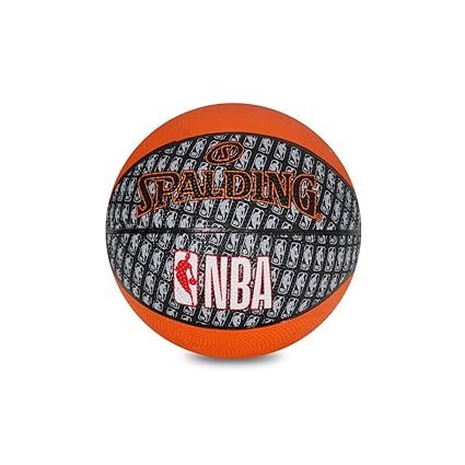 Buy Spalding Nba Rubber Basketball Size 3 Orange Black Online At Low Prices In India Amazon In