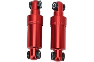 AQXREIGHT 1Pair Shock Absorber 750LBS Shock Absorber Damper Universal Aluminum Alloy Fit for Folding Scooter Electric Bike with 110mm Hole Center Distance