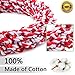 Qiaovi L/XL Dog Rope Toys, 100% Cotton Indestructible Big Dog Chew Toys for Large Dogs Aggressive Chewers,Puppy Training Toy for 100Lbs Large Breeds