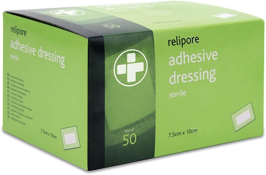 Reliance Medical Relipore First Aid Sterile Dressing, Low Allergy Sterile Adhesive Dressings for Wounds Injuries and Aches - Image 4