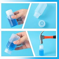 Tatuo 12 Pcs 2oz 60ml Polypropylene Wide Mouth