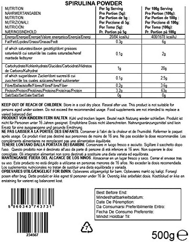 Bulk Spirulina Powder, 500 g, Packaging May Vary - Image 5