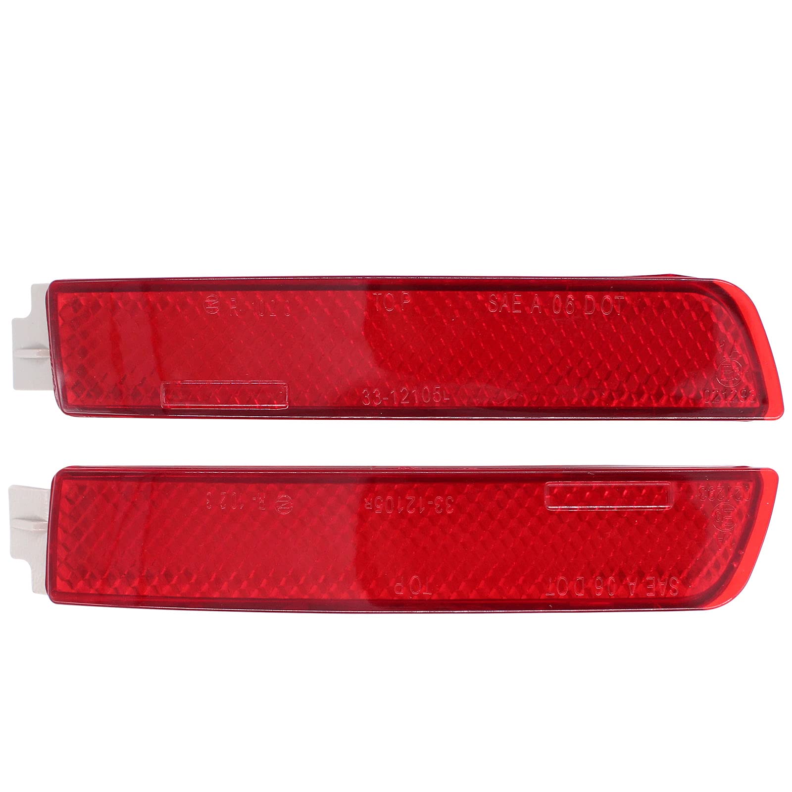 Photo 1 of ApplianPar Rear Bumper Reflector Cover for Nissan Kicks 2018-2023, Murano 2009-2014, Quest Juke 2011-2017, Rogue 2021-2023, Sentra 2013-2019, Infiniti FX35 FX50 2009-2013, QX70 2014-2017