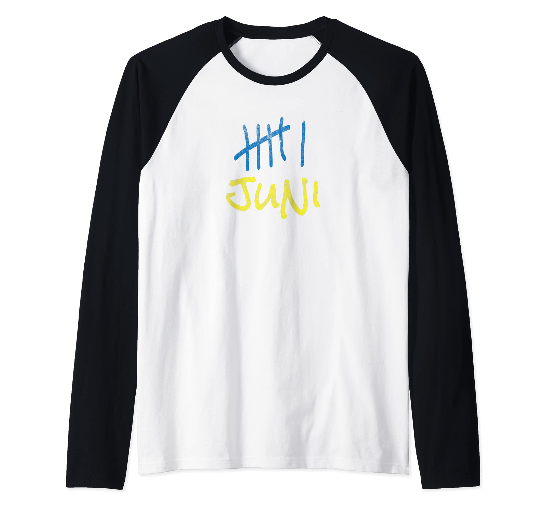 6 Juni - Sweden National Day (Vintage) Raglan Baseball Tee