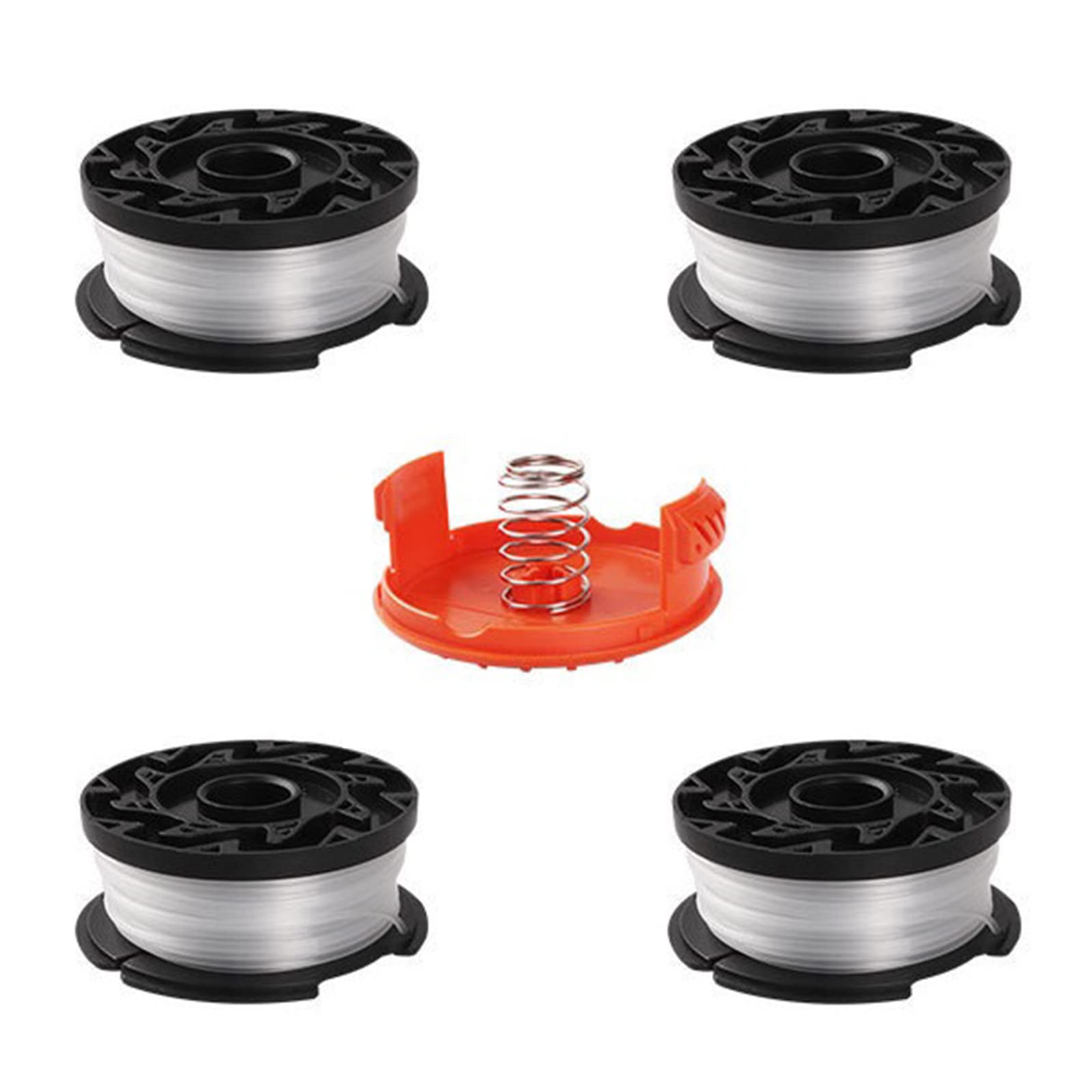 5 Pieces Strimmer Spool Parts Replacement for Black and Decker Strimmer Wire Line A6481 A6485