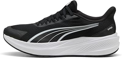 Sapatilhas de corrida Dasher Lite SLIPTECH™ Unissex 43, pretas e brancas