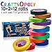 60 Yards of 1 inch X 12 Rolls of Colored Masking Tape for Kids Arts Crafts, Packing, Painters Tape Fun DIY Teachers Art Supplies, Office and Decorating. Toddlers, Kids Year Old by CraftsOpoly