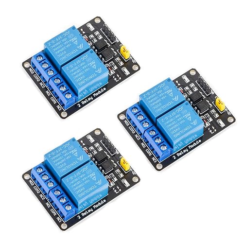 MCIGICM 2 Channel DC 5V Relay Module for Arduino UNO R3 DSP ARM PIC AVR ...