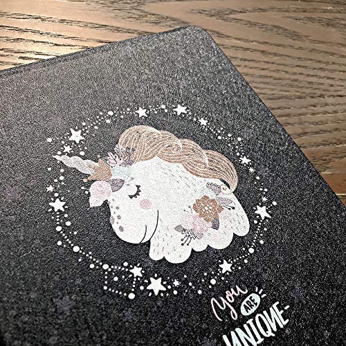 Cute Girl Case for Apple iPad Mini 3 2 1 (Black, with Glass Screen Protector) by LFX Tech