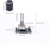 RUNCCI-YUN KY-040 Rotary Encoder Module Kit 6 pack with Knob Cap for Arduino 5V view 2
