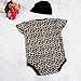 FEITONG 1Set Newborn Baby Girl Infant Clothes Cap+ Jumpsuit Romper (Age 0-3M, Yellow)