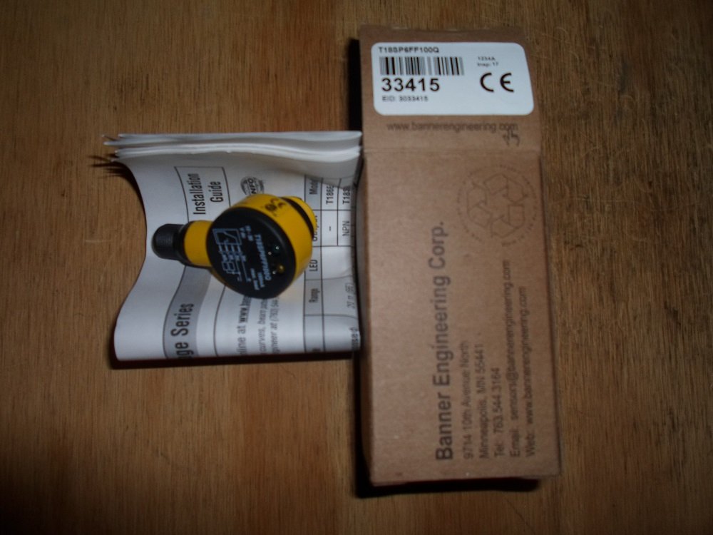 Banner Engineering T18sp6ff100q Photoelectric Sensor Electronic
