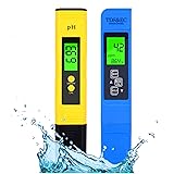 PH Meter TDS Meter Kit, Water pH Meter and 3 in 1