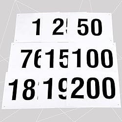 Azarxis Race Competitor Numbers Running Bibs with