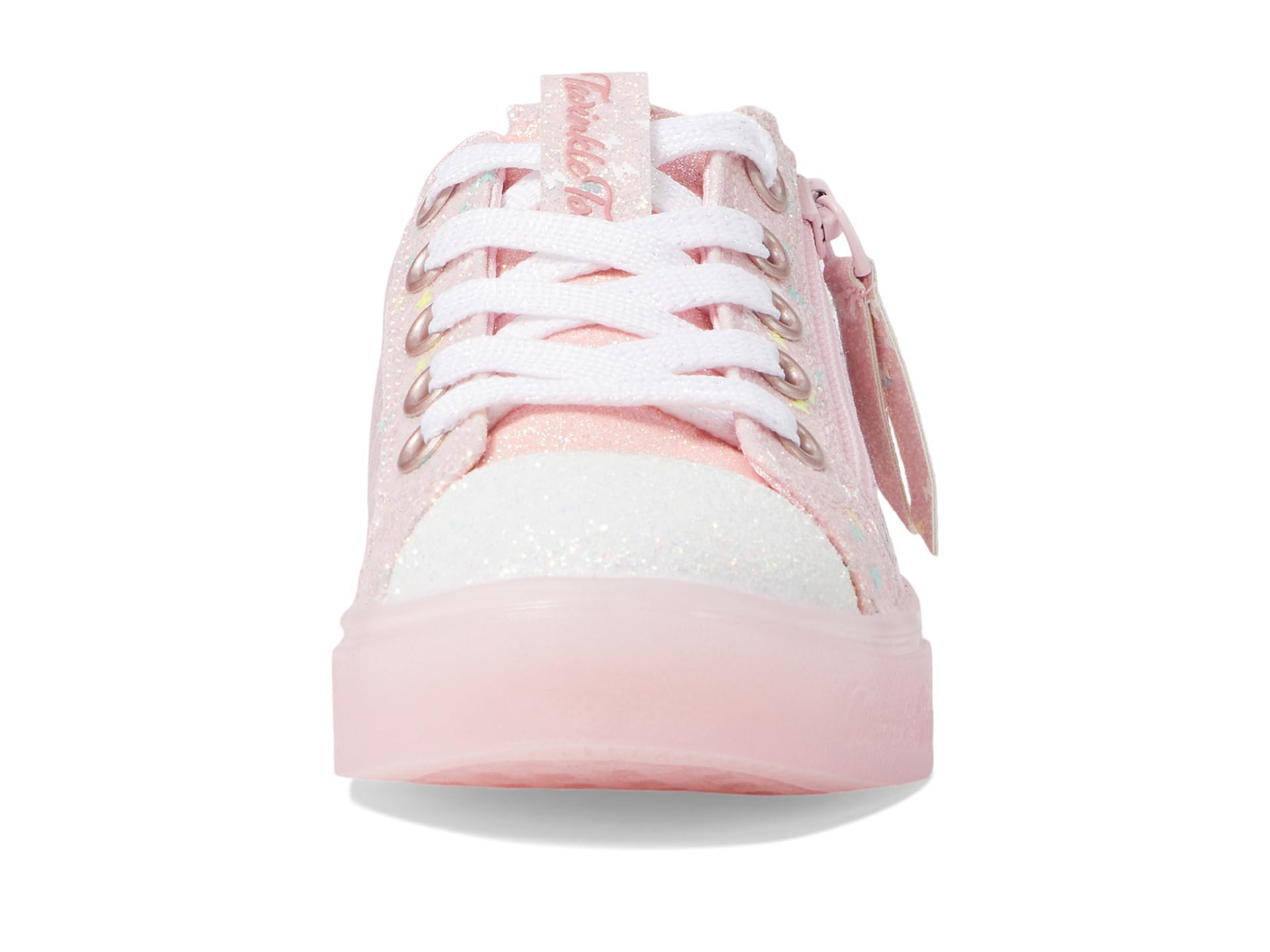 Skechers Girl's Twinkle Sparks Ice-Heather – Light-Up Sneakers, Cushioned Comfort, Flexible Sole