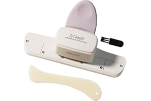 Postage Stamp Border Puncher with Scrapbooking Paper Folder Tool Card Making Supplies Kits Film Strips Cutter Hole Punch Craf