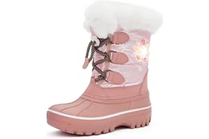 NOVA FOOTWEAR Nova Mountain Light Up Boots Boys Girls Little Kids Winter Snow Boots
