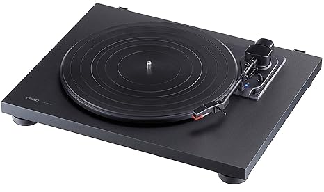 Teac TN-280BT(B) Hifi Plattenspieler mit Bluetooth Sender für Lautsprecher und Kopfhörer, (Aluminium-Druckgussplatte, Riemena