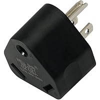 Conntek 14101 15A to TT-30R RV Plug Adapter , Black