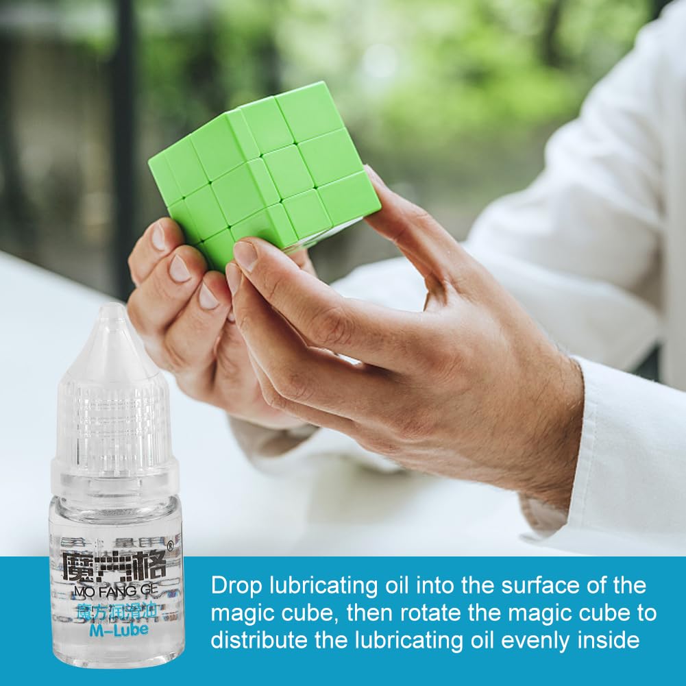 Speed Cube Lube,3ml Silicone Oil Lube for Magic Cube,Lubrication for Speed Cubing,for Improve Magic Cube Speed,Lubricating Speed Cube Oil Magic Cube Accessories,1Pc