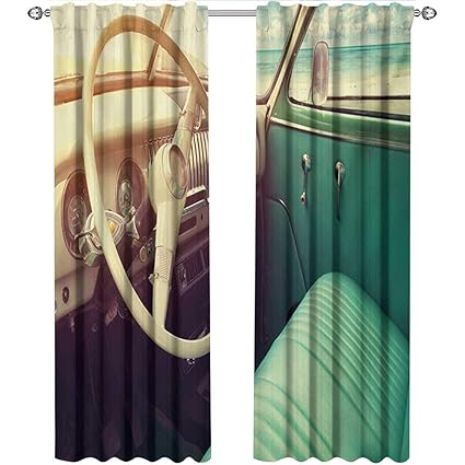 Amazon Com Shenglv Coastal Curtains Sliding Glass Doors