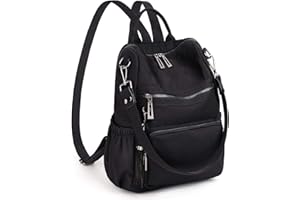 UTO Women Backpack Purse Leather Vegan Ladies Fashion Designer Rucksack Convertible Travel Shoulder Bag with Tassel