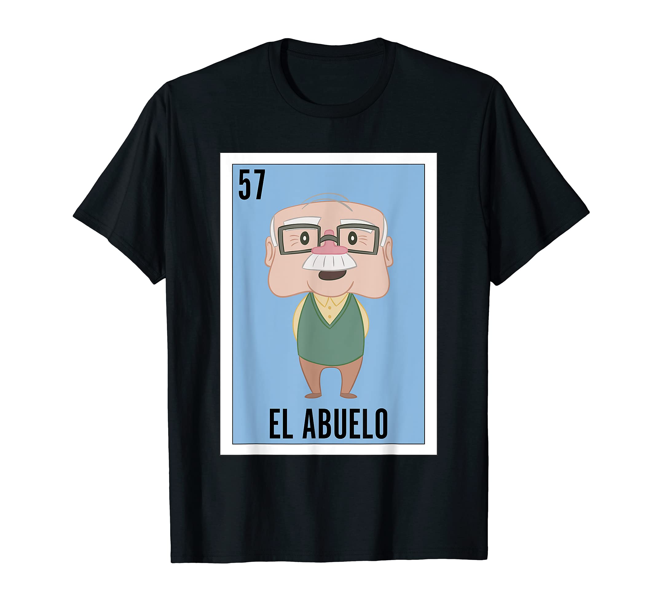 Mens Regalo para Abuelo Lottery Gift - Mexican Lottery El Abuelo T-Shirt