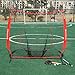 SONGMICS Baseball Net, Portable Softball Net, with Carry Bag, Ground Stakes, for Hitting and Batting Practice, Red, USBN77RD