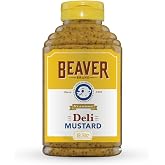 Beaver Zesty Deli Mustard, 12.5 oz squeeze bottle