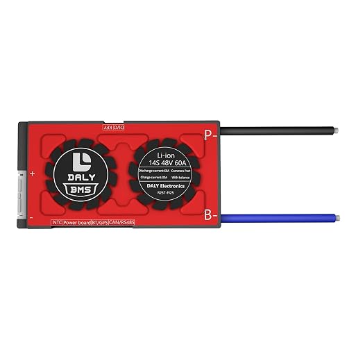 DALY Smart BMS Li-ion 14S 48V 60A with Programmable Bluetooth Module ...
