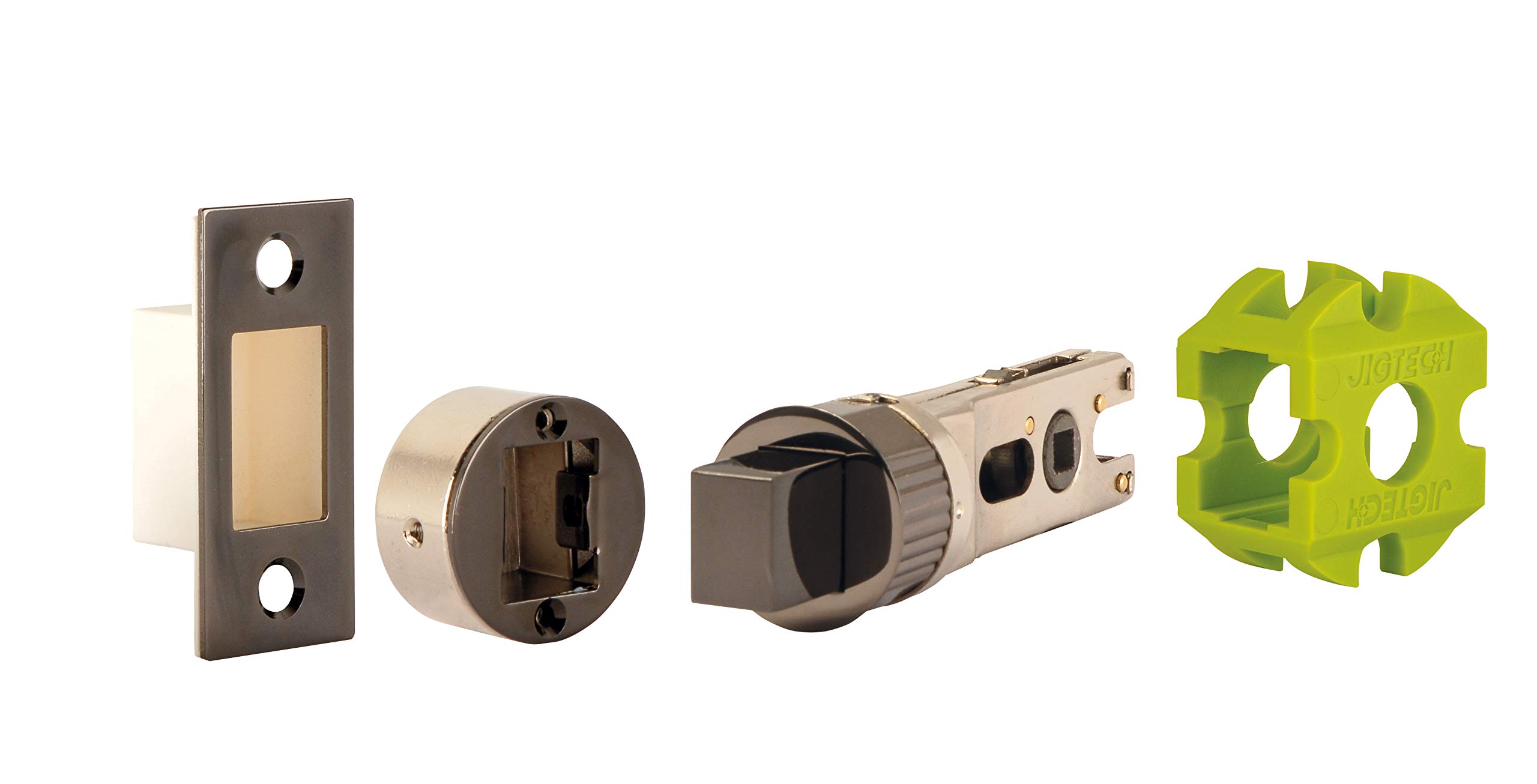 Jigtech JTL4323 Smart Bathroom Bolt, Black Nickel