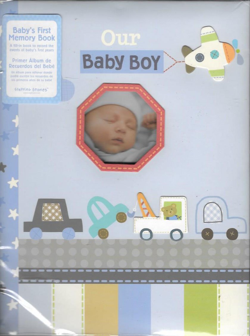 stepping stones baby's first memory book