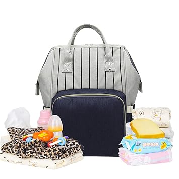 Nicetrip Diaper Bag Backpacklarge Capacity Waterproof Travel Diaper Bags For Momstylish And Durable