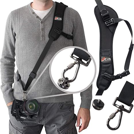 Amazon Com Camera Strap Ocim Camera Sling Strap With Quick