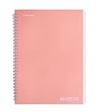 TWONE Spiral Notebook, 7"x10", 140 line Ruled