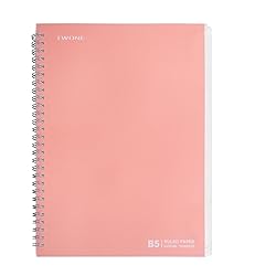 TWONE Spiral Notebook, 7"x10", 140 line Ruled