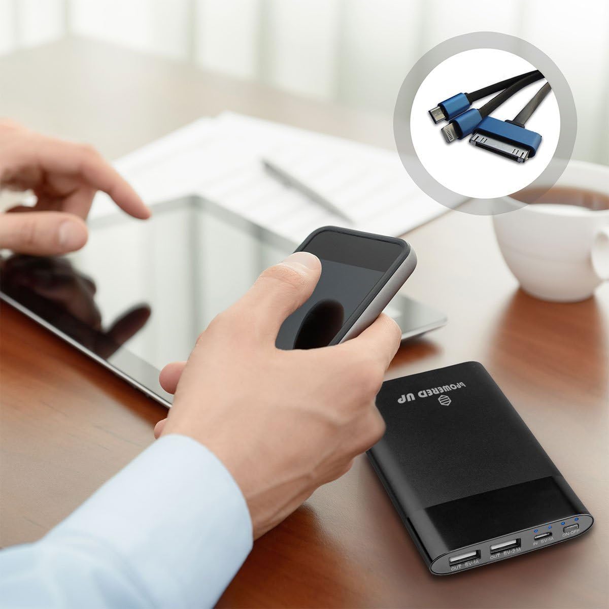 Deal of The Day!!! Rapid Charge 3X Backup Battery | Power Bank for Phones and Mobile Devices